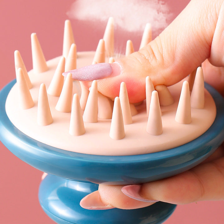 Brosse massage cuir chevelu en silicone