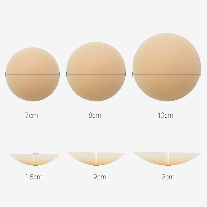 Cache-tétons en silicone | 3 paires