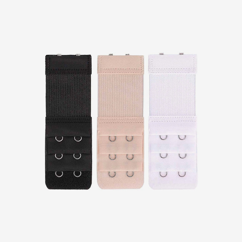 Rallonge extensible pour soutien-gorge 2 crochets | 3 unités
