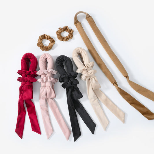 Bandeau à boucler sans chaleur en velours