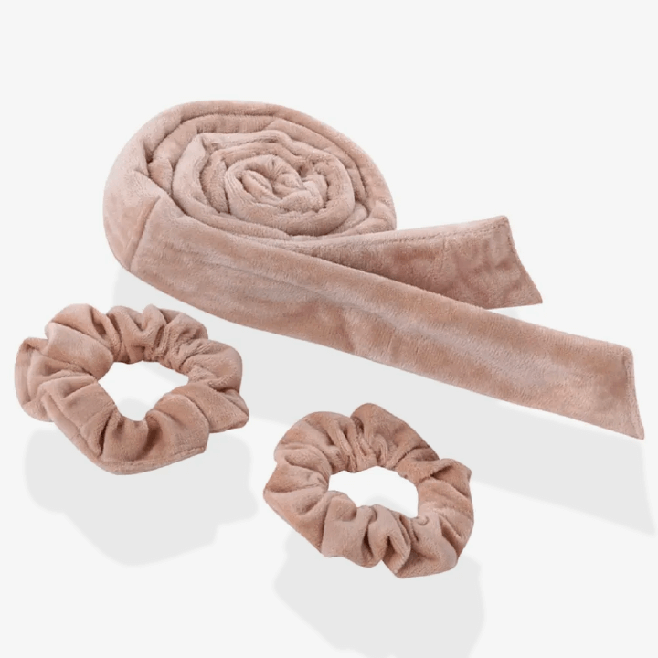 Bandeau à boucler sans chaleur en velours