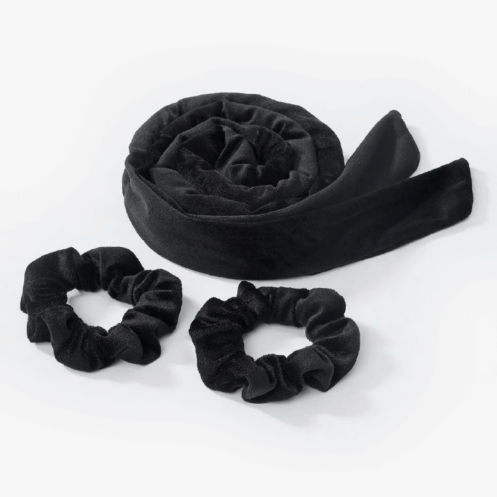 Bandeau à boucler sans chaleur en velours