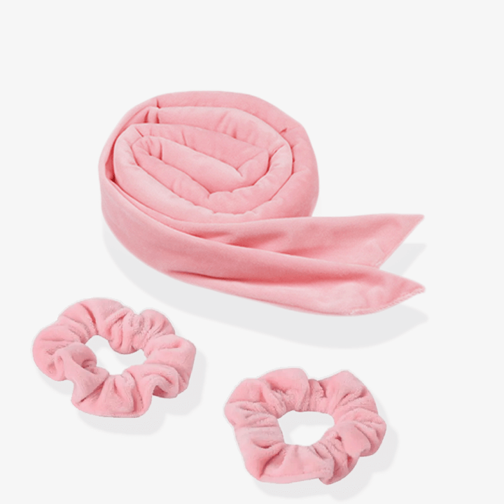 Bandeau à boucler sans chaleur en velours