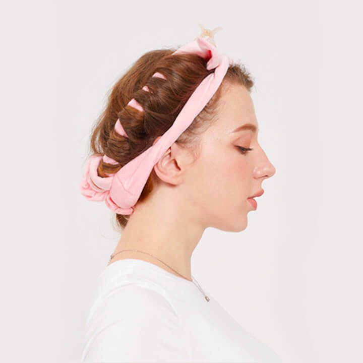 Bandeau à boucler sans chaleur en velours