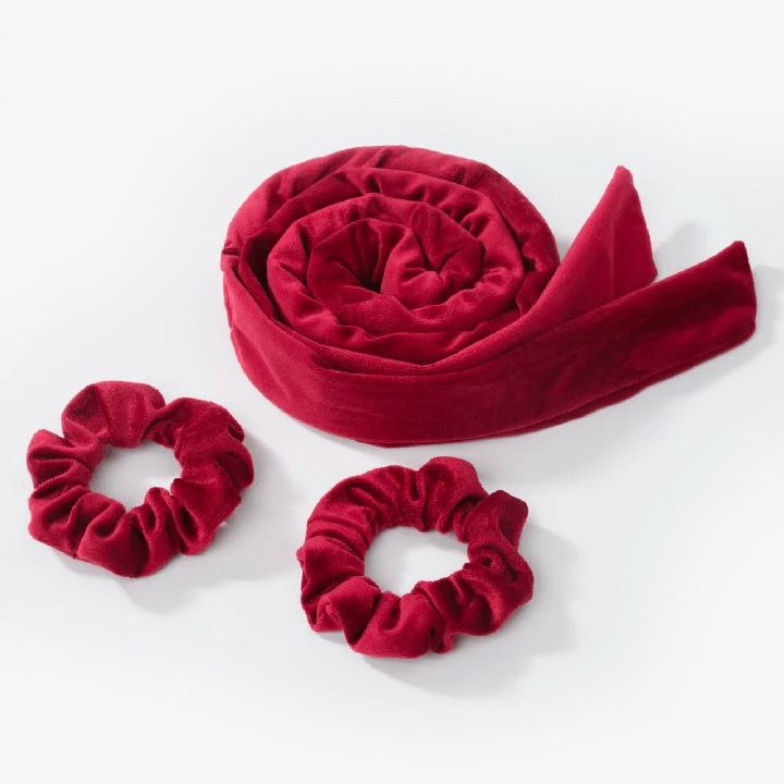 Bandeau à boucler sans chaleur en velours