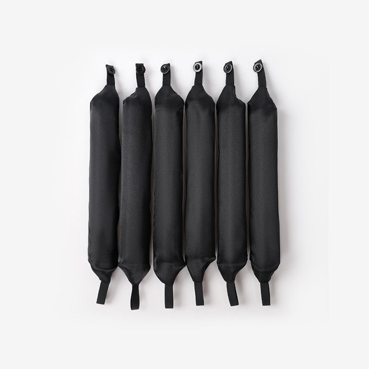 Bigoudis sans chaleur en satin | 6 bigoudis