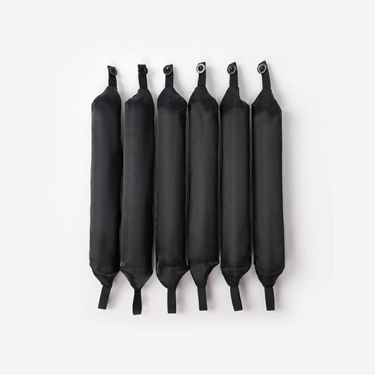 Bigoudis sans chaleur en satin | 6 bigoudis