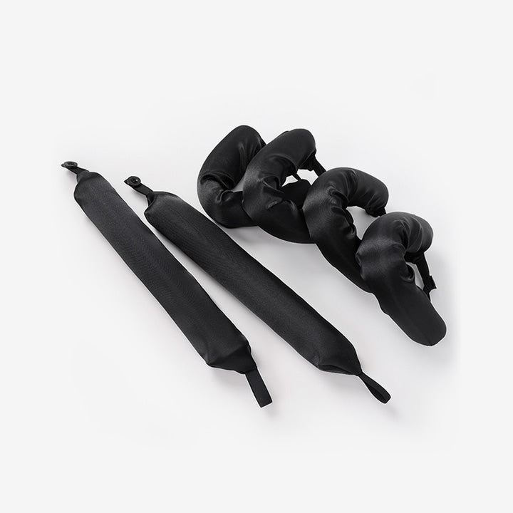Bigoudis sans chaleur en satin | 6 bigoudis