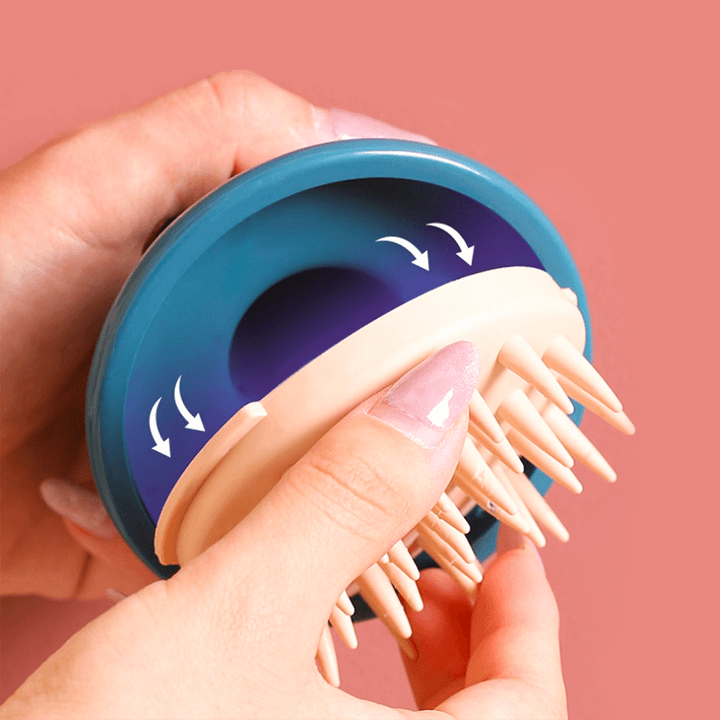 Brosse massage cuir chevelu en silicone