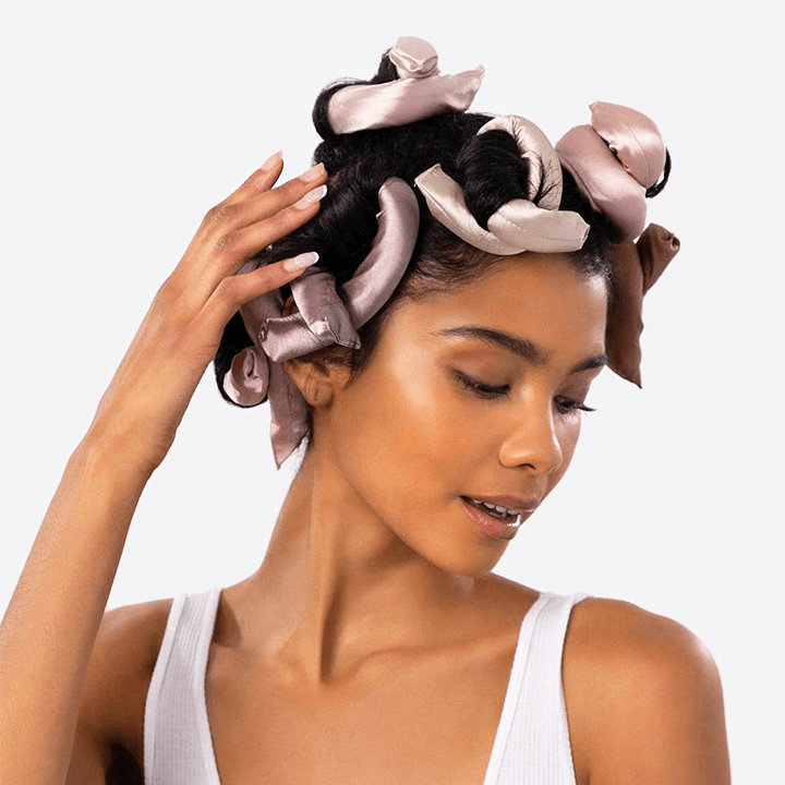 Bigoudis flexibles sans chaleur en satin
