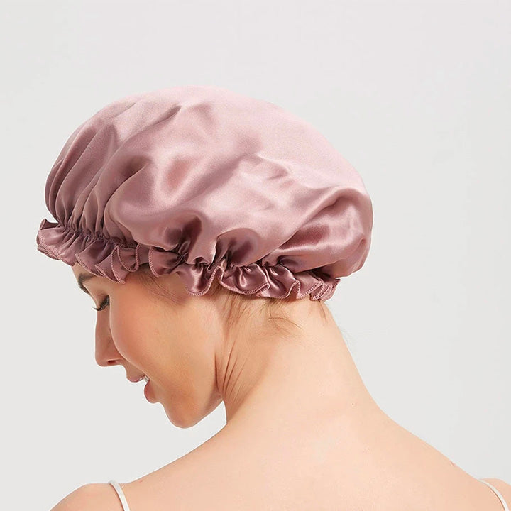 Bonnet de nuit en satin