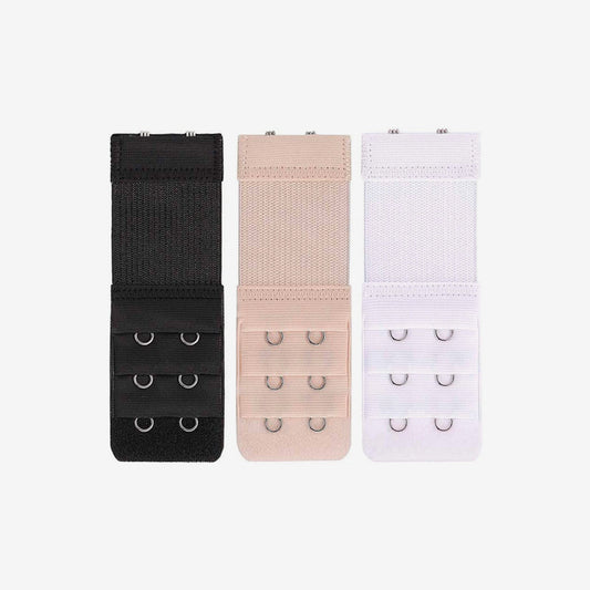 Rallonge extensible pour soutien-gorge 2 crochets | 3 unités